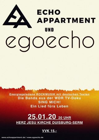 Echo Appartment LIVE in Duisburg-Serm (Support egoecho)