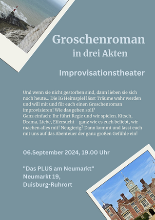 Groschenroman in drei Akten | Improtheater IG Heimspiel