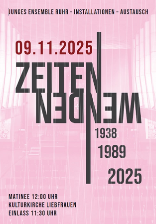 Zeitenwenden 1938 - 1989 - 2025