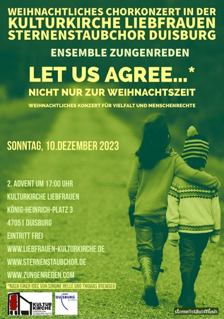 Let us agree ... nicht nur zur Weihnachtszeit