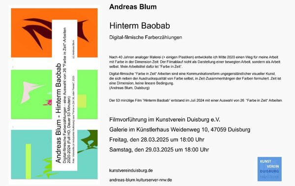 Andreas Blum - Hinterm Baobab