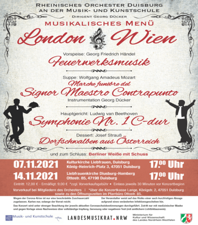 Musikalisches Menü London & Wien