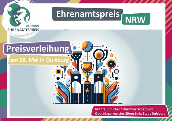 Feierliche Preisverleihung des 'VEZ-Ehrenamtspreises NRW'