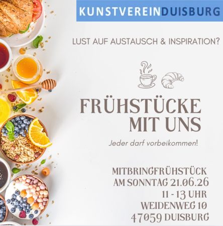 Mitbringfrühstück im Kunstverein Duisburg