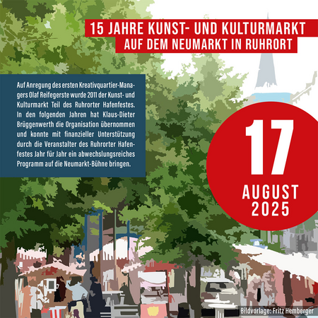 Kunst- und Kulturmarkt zum Hafenfest Ruhrort
