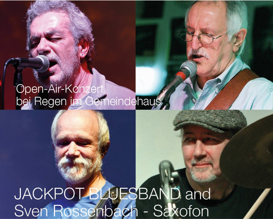 Konzert der Bluesband JACKPOT mit Sven Rossenbach SAXOPHON