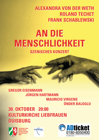 An die Menschlichkeit - Szenisches Konzert