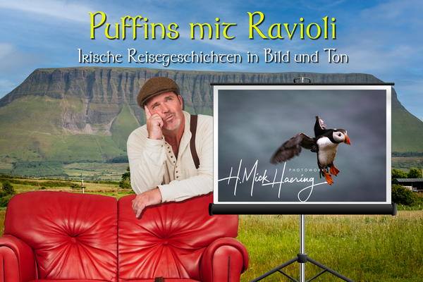 Puffins mit Ravioli – Irische Reisegeschichten in Bild und Ton