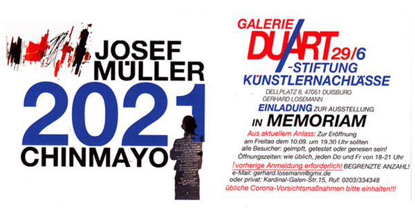 JOSEPH MÜLLER / CHINMAYO 2021 IN MEMORIAM