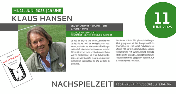 Nachspielzeit - Klaus Hansen