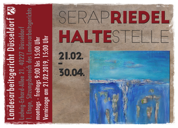 "Haltestelle"
Eine Ausstellung mit Bildern von Serap Riedel