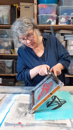 Offenes Atelier 2025: Interview von Carolin Kampschulte mit Stacey Blatt