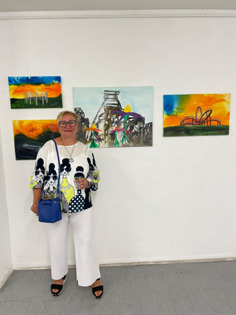 Eine Transit - Kunstausstellung