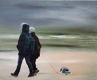 Titel: Bewegung/Öl auf LW/ 80 X 100