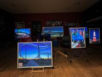 LED Bilder von den ölgemalten Motiven