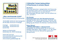 Das Zeichnende Licht Flyer - Back