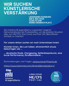 WIR SUCHEN KÜNSTLERISCHE VERSTÄRKUNG 💪