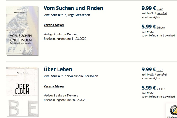 Tolle Bewertungen für meine Veröffentlichungen!