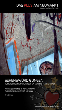 Vernissage zur Fotoausstellung 'Sehenswürdigungen' von Dieter Schwabe.