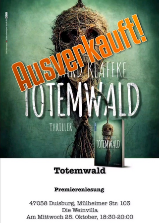 AUSVERKAUFT   Premierenlesung "Totemwald".