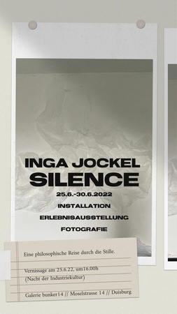 Ausstellung Inga Jockel - Silence -
