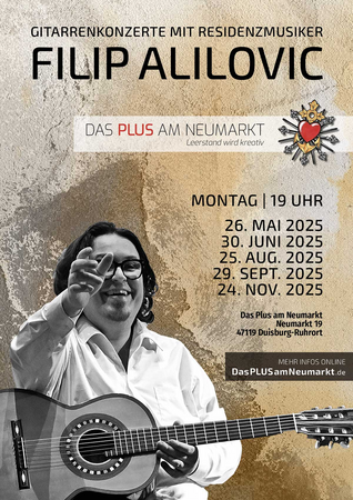 AUSGERUFEN | Gitarrenkonzerte mit Residenzmusiker Filip Alilovic