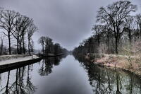 Seitenkanal der Regattabahn in Duisburg