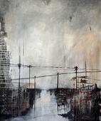 Pottlicht 100x120cm Acryl auf Leinwand