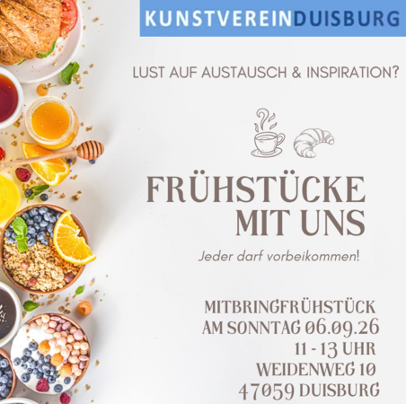 Mitbringfrühstück im Kunstverein Duisburg