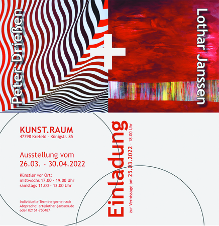 Doppelausstellung abstrakter Malerei