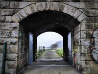 Tunnel an der Ruhrwehr in Duisburg
